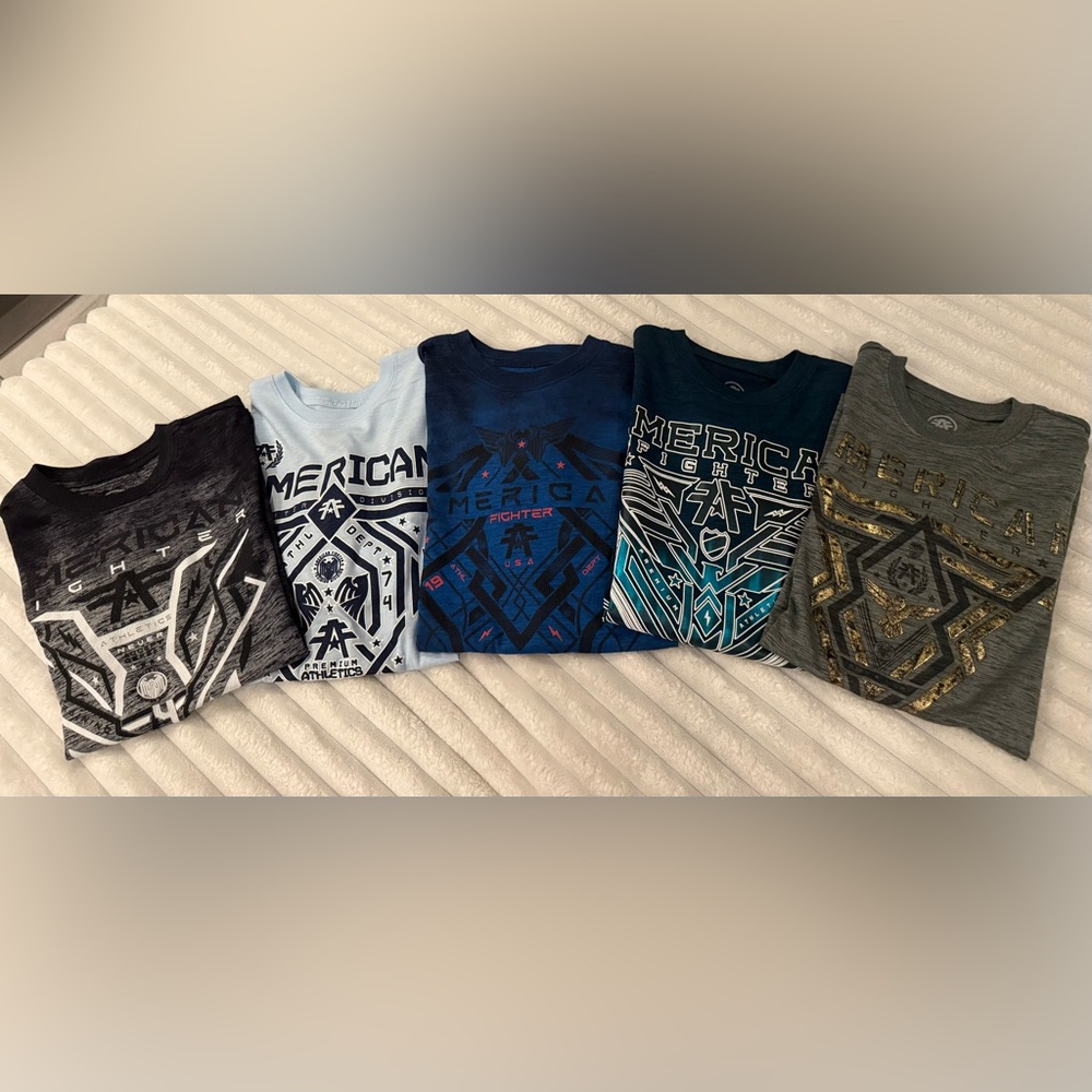 AMERICAN FIGHTER youth X-Large  LOT OF 5 from Buckle